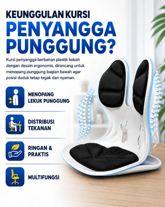 Cara Penggunaan Kursi Penyangga Punggung