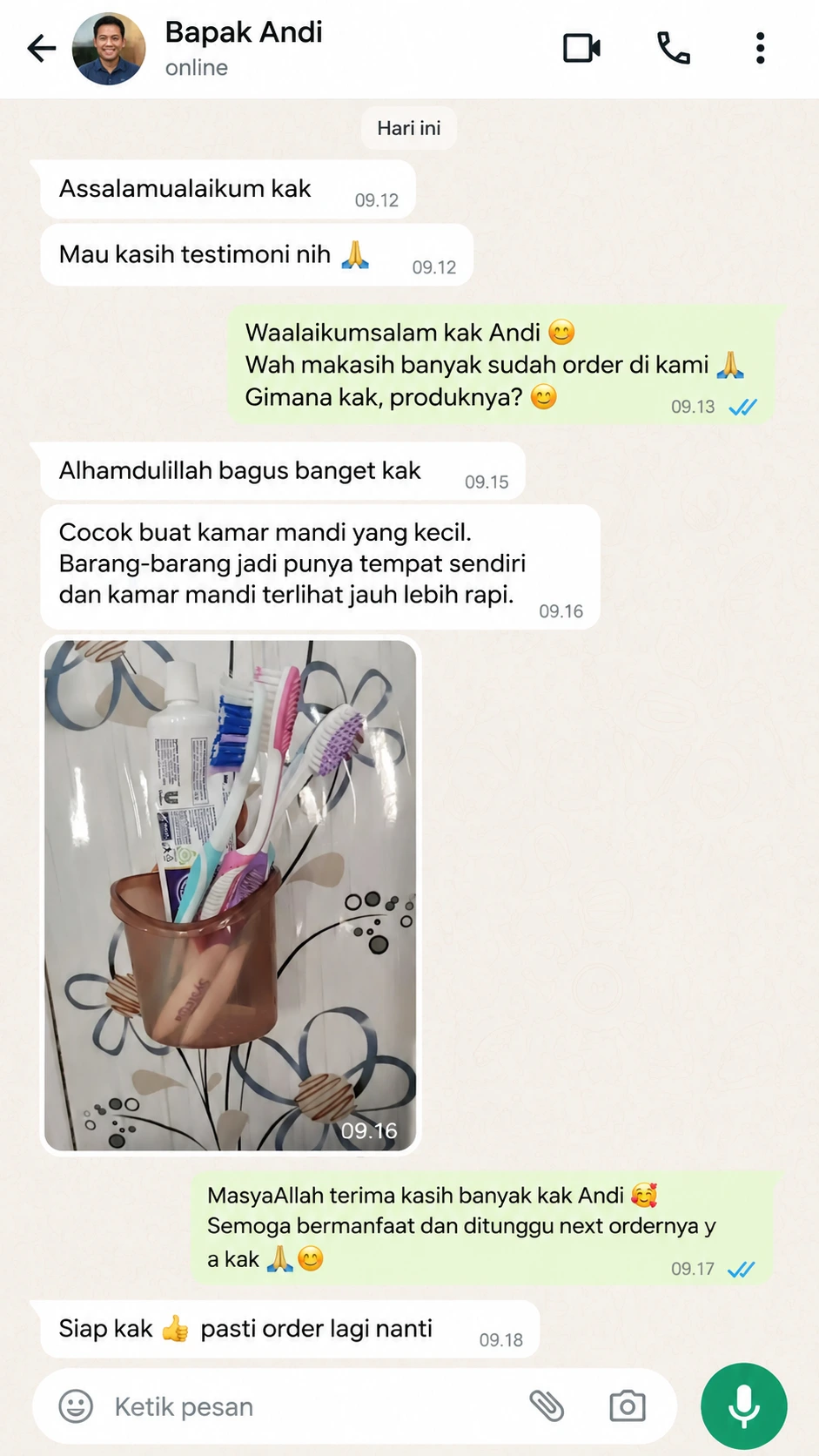 Testimoni Bapak Andi